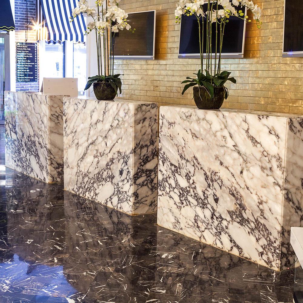 Afyon Violet Marble application