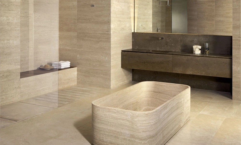 Light Travertine Application