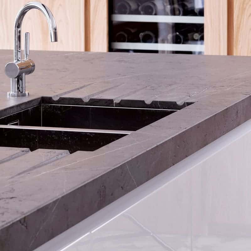 Pietra Grey Marble Application