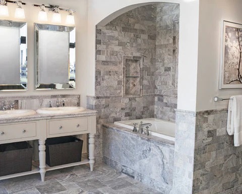 Silver Travertine application
