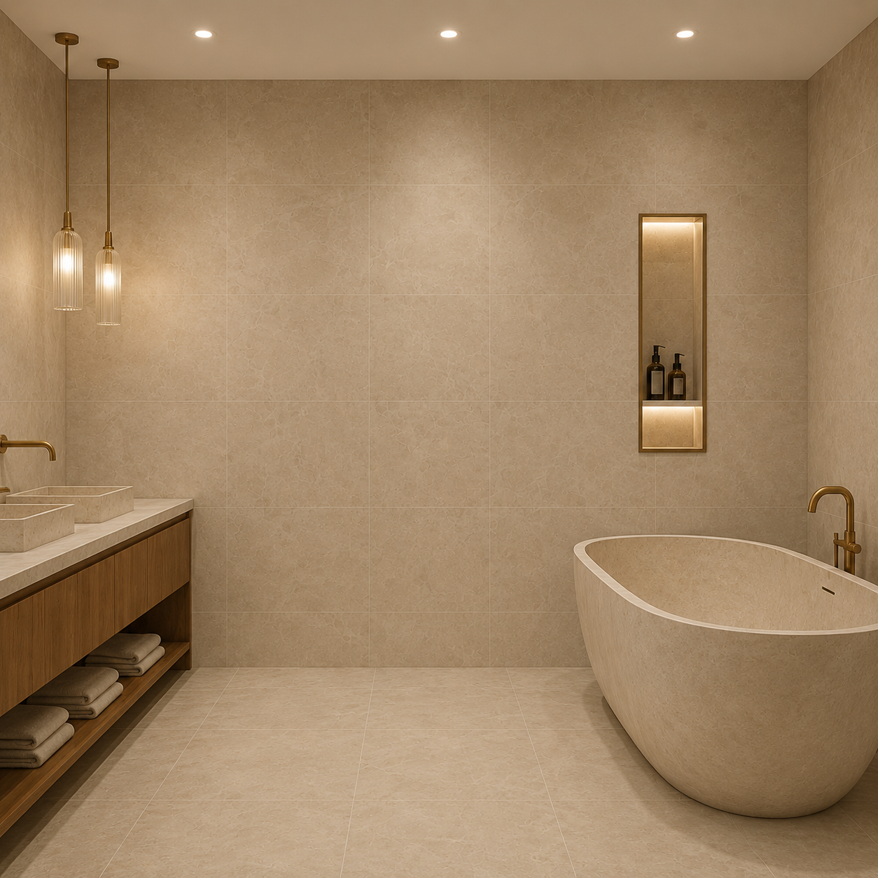 Spider Beige Marble application