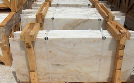 Slab view related to Exploring Afyon Sugar Marble: Applications & Export Markets