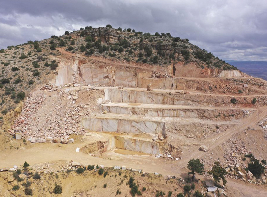Quarry view related to White Onyx Stone: Luxury Interior Design Guide